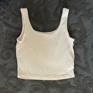 SHEIN Cream Crop Top